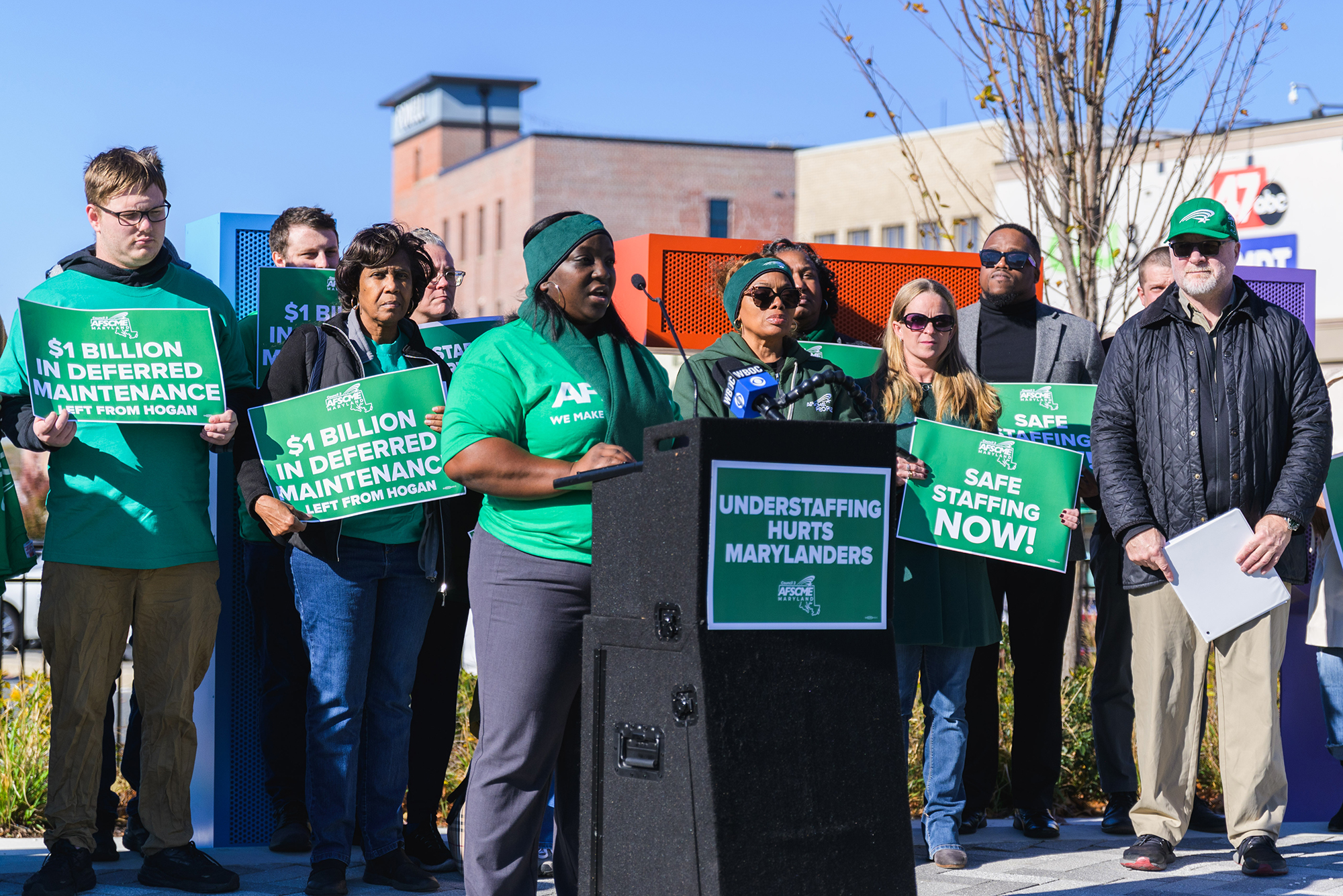 Maryland state workers demand more staffing, upgrades in state agencies